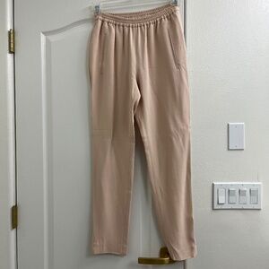 Stella McCartney Pale Pink Ankle Zip Joggers - Size 38 - Like New